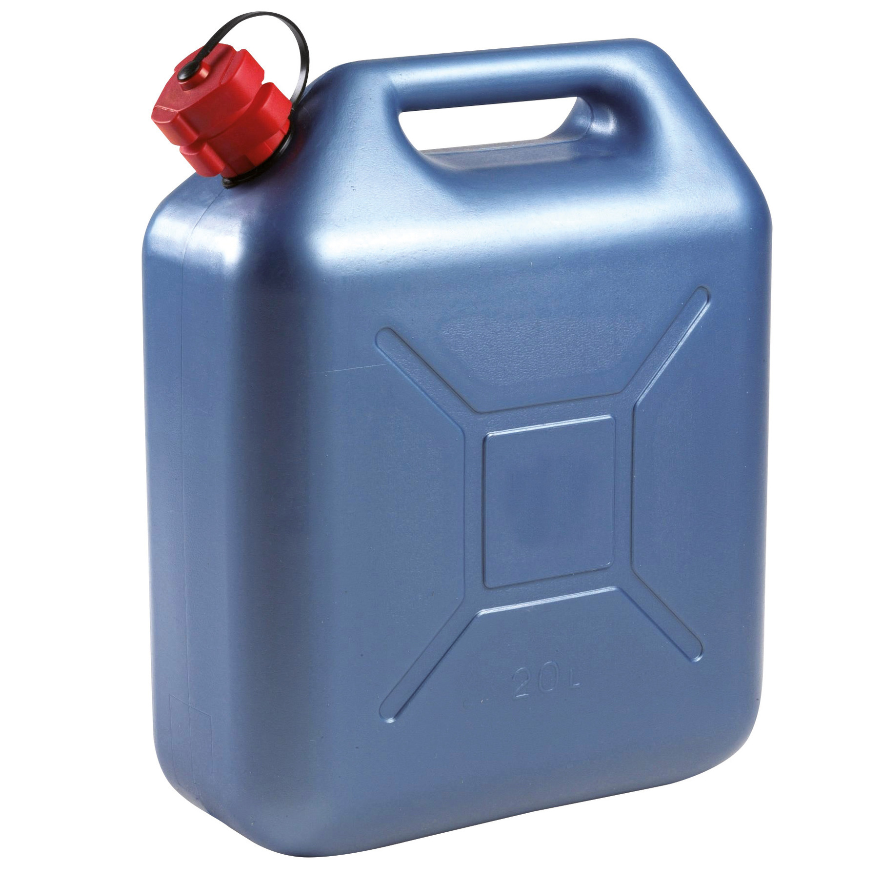 EDA Jerrycan - kunststof - blauw - voor brandstof - 20L Top Merken Winkel